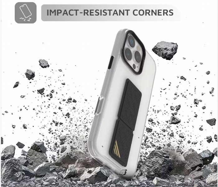 Levelo Morphix Clara Grip Case For Iphone 16 Pro Max Black - Zoom Image 3
