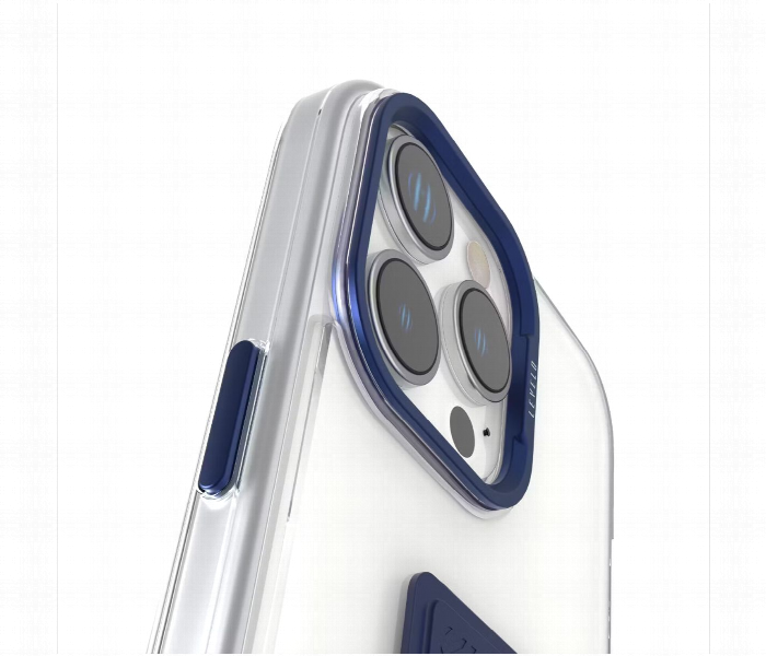 Levelo Morphix Clara Grip Case For Iphone 16 Pro Max Blue - Zoom Image 3