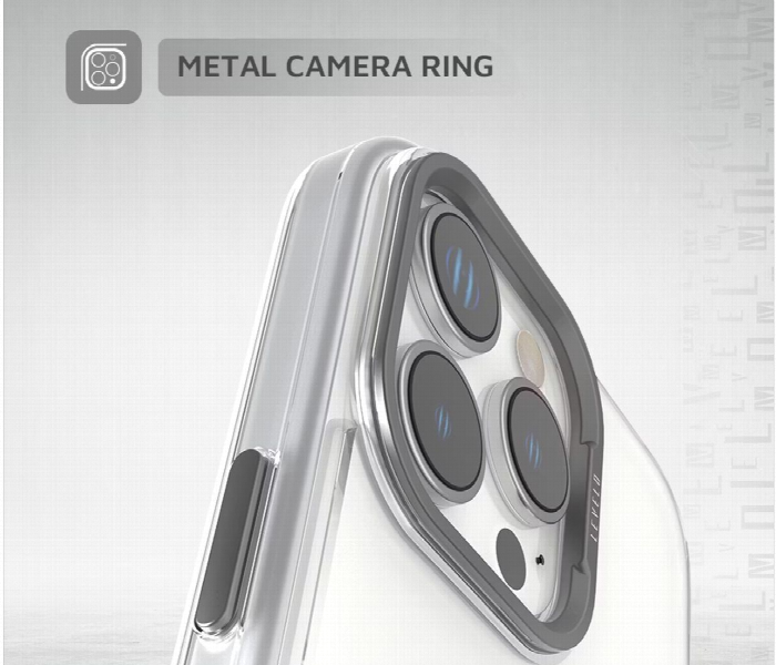 Levelo Morphix Clara Grip Case For Iphone 16 Pro Max Grey - Zoom Image 5