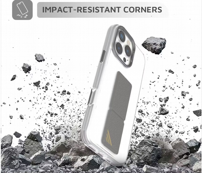 Levelo Morphix Clara Grip Case For Iphone 16 Pro Max Grey - Zoom Image 3