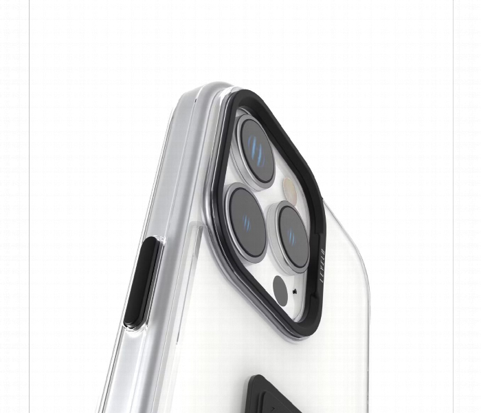 Levelo Morphix Clara Grip Case For Iphone 16 Pro Black - Zoom Image 5