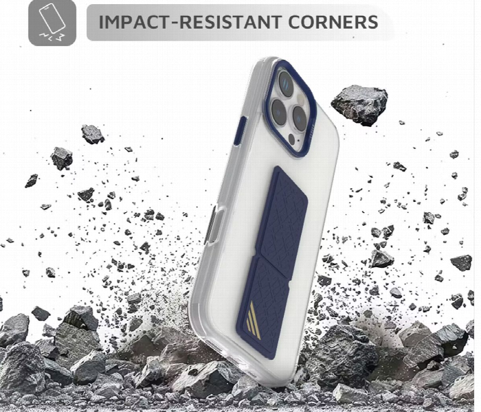Levelo Morphix Clara Grip Case For Iphone 16 Pro Blue - Zoom Image 2