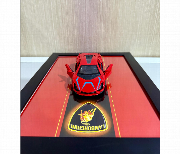 3D Model Car Frame Interactive Display Wall Decor With Openable Doors - Zoom Image 2