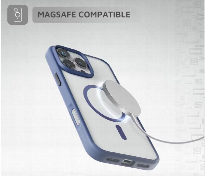 Levelo Magsafe Solo Case For Iphone 16 Pro  Blue - Zoom Image 4