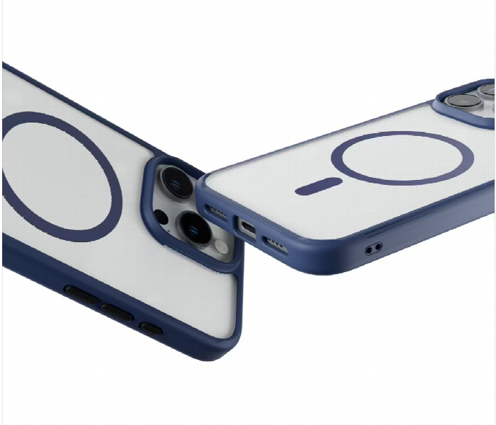 Levelo Magsafe Solo Case For Iphone 16 Pro  Blue - Zoom Image 5