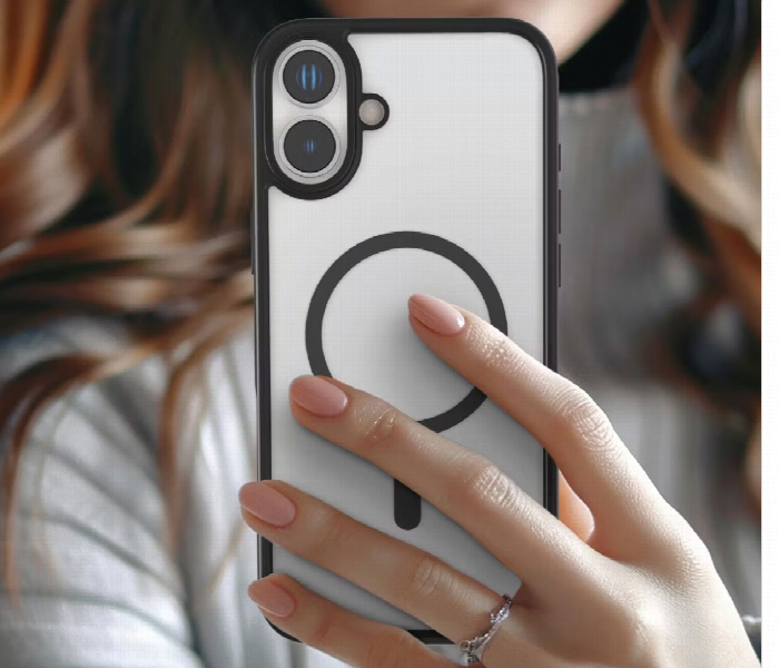 Levelo Magsafe Solo Case For Iphone 16 Plus Black - Zoom Image 6
