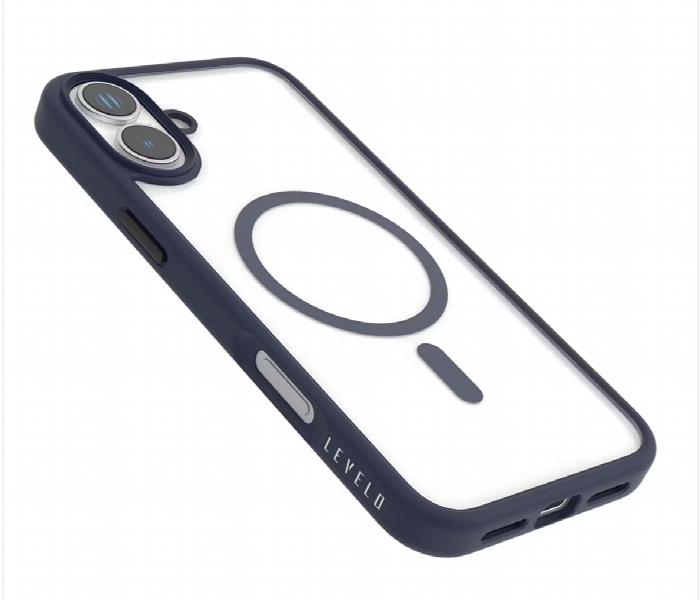 Levelo Magsafe Solo Case For Iphone 16 Plus Deep Blue - Zoom Image 6