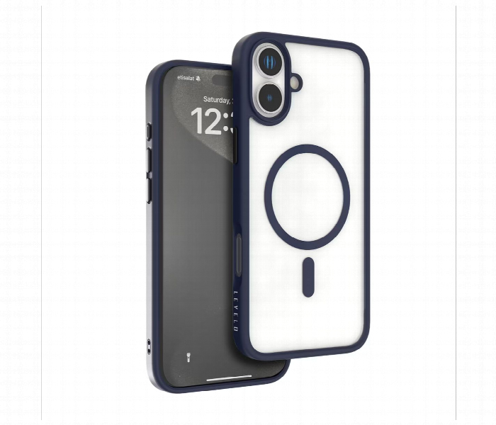 Levelo Magsafe Solo Case For Iphone 16 Plus Deep Blue - Zoom Image 1