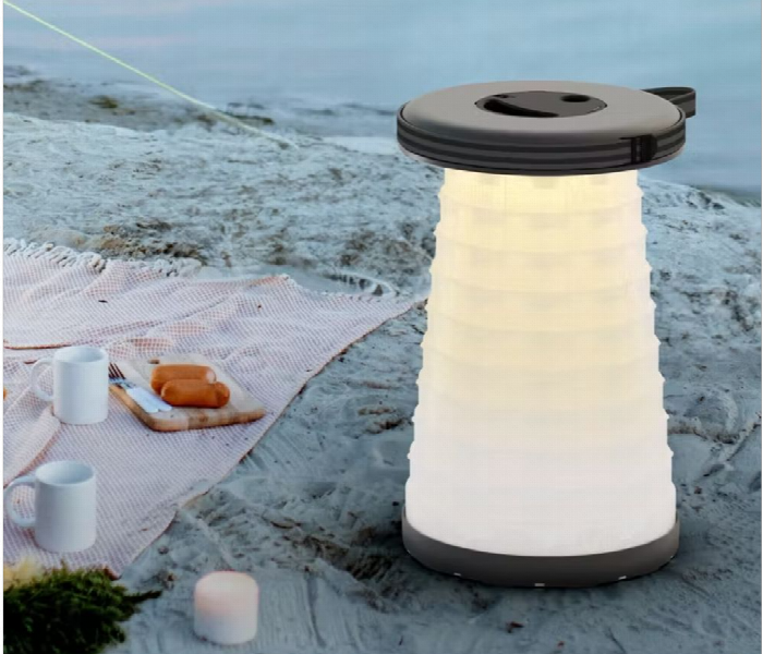 Porodo Lifestyle Portable Outdoor Illuminated Folding Seat  Black - Zoom Image 2