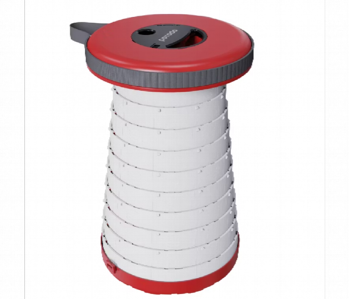 Porodo Lifestyle Portable Outdoor Illuminated Folding Seat Red - Zoom Image 1