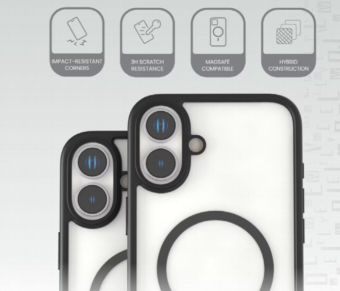 Levelo Magsafe Solo Case For Iphone 16 Black - Zoom Image 3