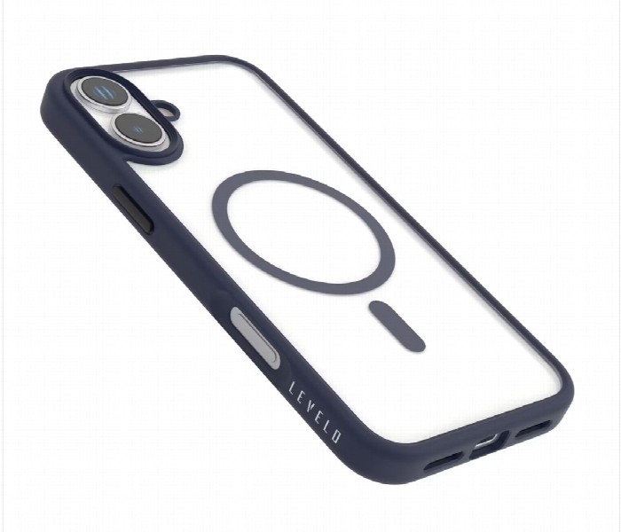 Levelo Magsafe Solo Case For Iphone 16 Blue - Zoom Image 5