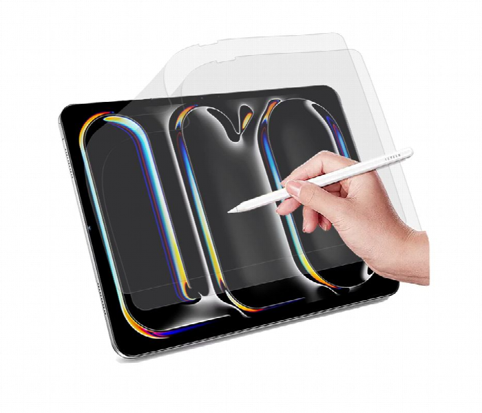 Levelo High Silicone Aluminum Glass Hd Screen Protector For Ipad Pro 13 Inch 2024 - Zoom Image 2