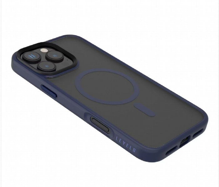 Levelo Magsafe Matte Solo Case For Iphone 16 Pro Max Blue - Zoom Image 5