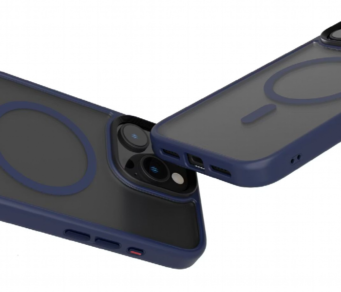Levelo Magsafe Matte Solo Case For Iphone 16 Pro Max Blue - Zoom Image 2