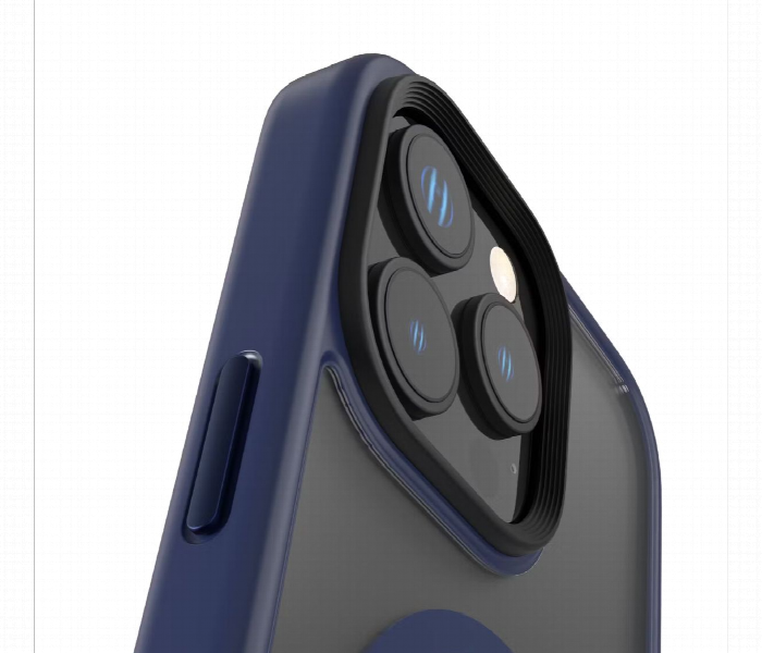 Levelo Magsafe Matte Solo Case For Iphone 16 Pro Max Blue - Zoom Image 3