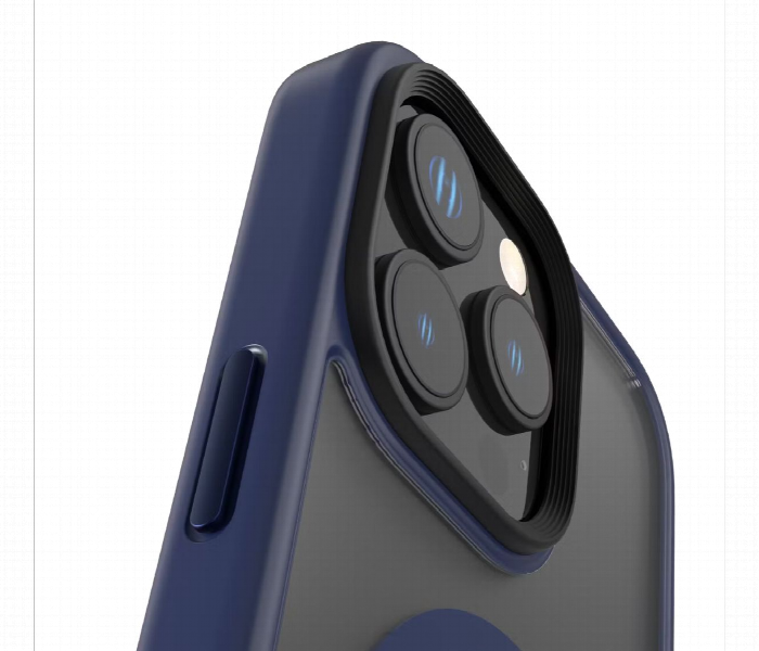 Levelo Magsafe Matte Solo Case For Iphone 16 Pro Blue - Zoom Image 2