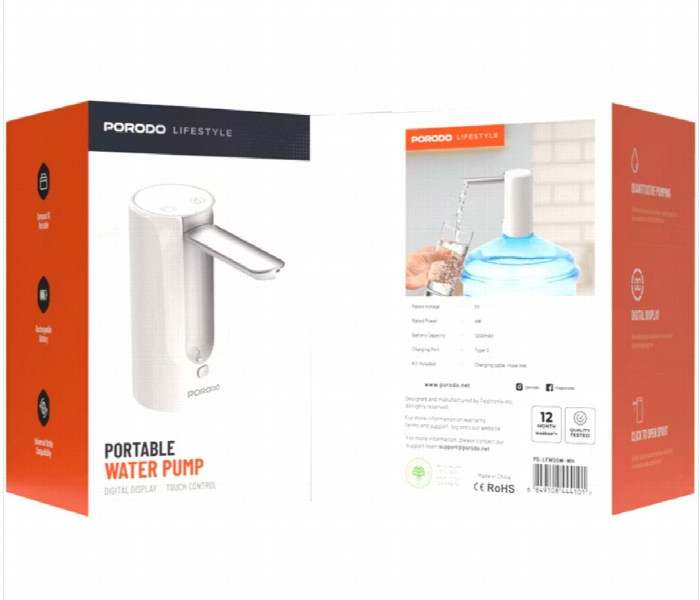 Porodo Lifestyle Mini Water Dispenser With Led Display - Zoom Image 4