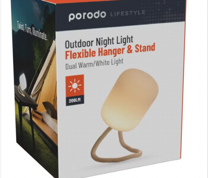Porodo Lifestyle Soft Silicon Mini Camping Lamp 200Lm - Zoom Image 4