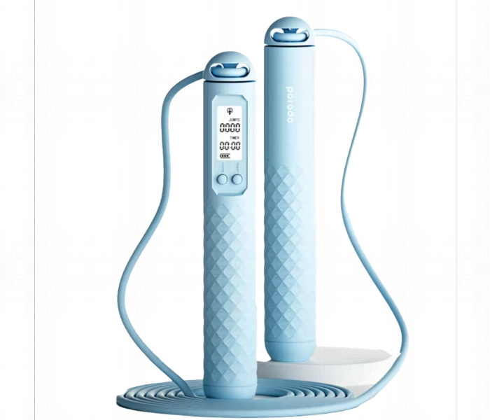 Porodo Lifestyle Smart Skipping Rope Blue - Zoom Image 1