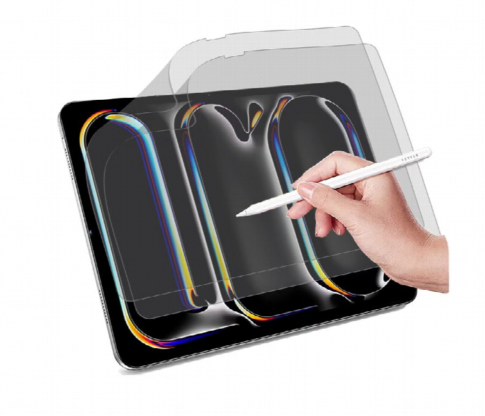 Levelo High Silicone Aluminum Glass Privacy Screen Protector For Ipad Pro 13 Inch  2024 - Zoom Image 3