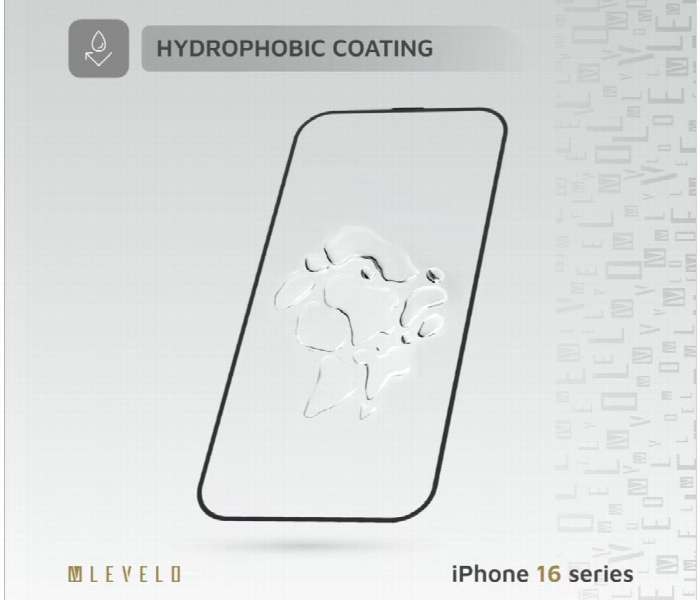 Levelo 2.5D Silk Print Silicone Edge Hd Screen Protector For Iphone 16 Plus - Zoom Image 4