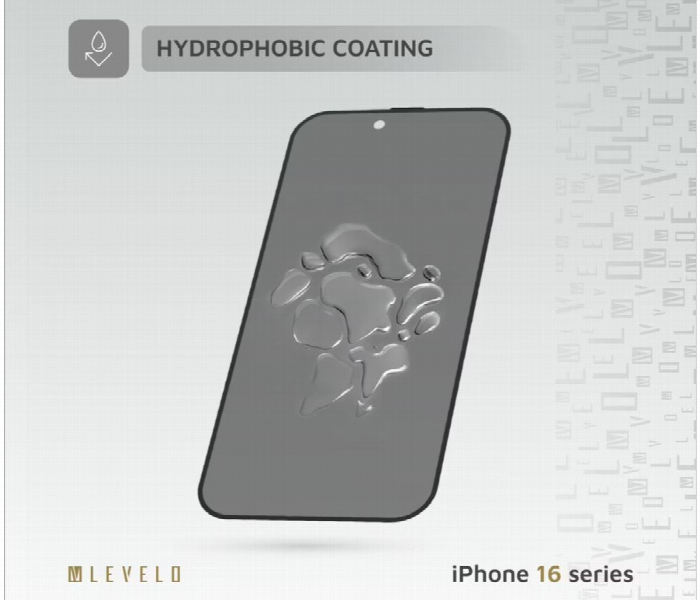 Levelo 3D Resin Glue High Silicone Aluminum Glass Privacy Screen Protector For Iphone 16 - Zoom Image 5