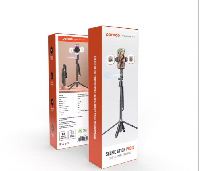 Porodo Selfie Stick Pro X With 360  Ai Tracking - Zoom Image 4