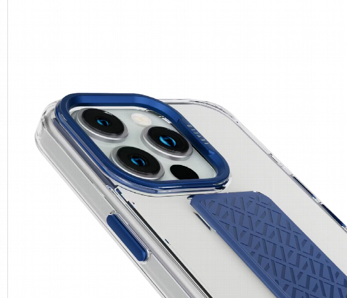 Levelo Morphix Clara Grip Case For Iphone 15 Pro Max Blue - Zoom Image 3