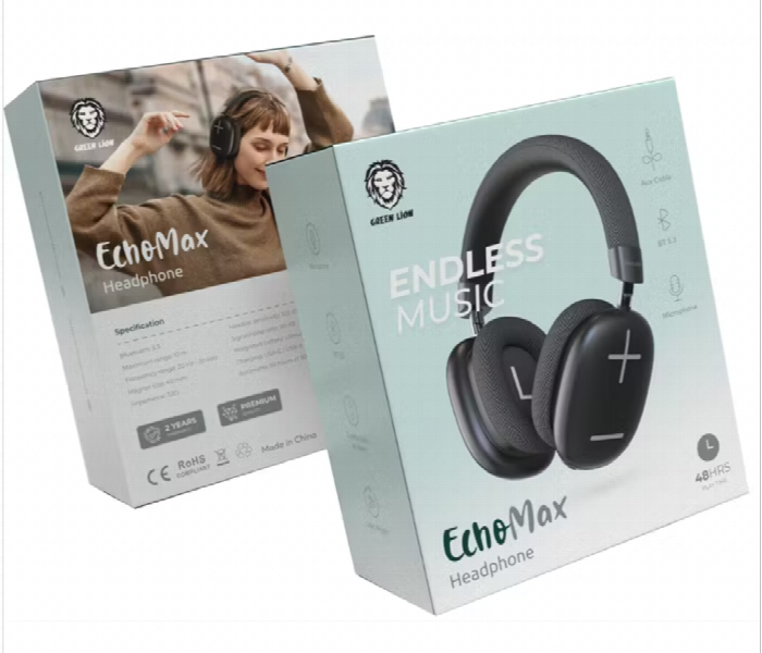 Green Lion Echo Max Headphone  Black - Zoom Image 3