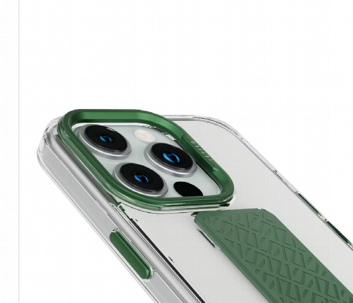 Levelo Morphix Clara Grip Case For Iphone 15Pro Green - Zoom Image 3