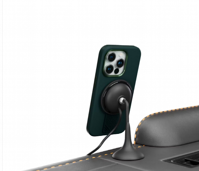Levelo Morphix Silicone Case With Silicone Grip For Iphone 15 Pro Max Green - Zoom Image 3