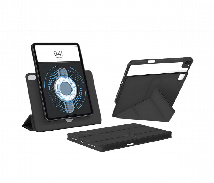 Levelo Converge Detachable Case For Ipad Air 13 Inch  2024 Black - Zoom Image 2