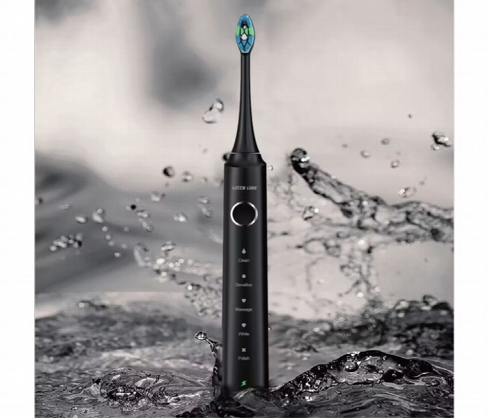 Green Lion Smart Brush Rechargeable Toothbrush Black - Zoom Image 2
