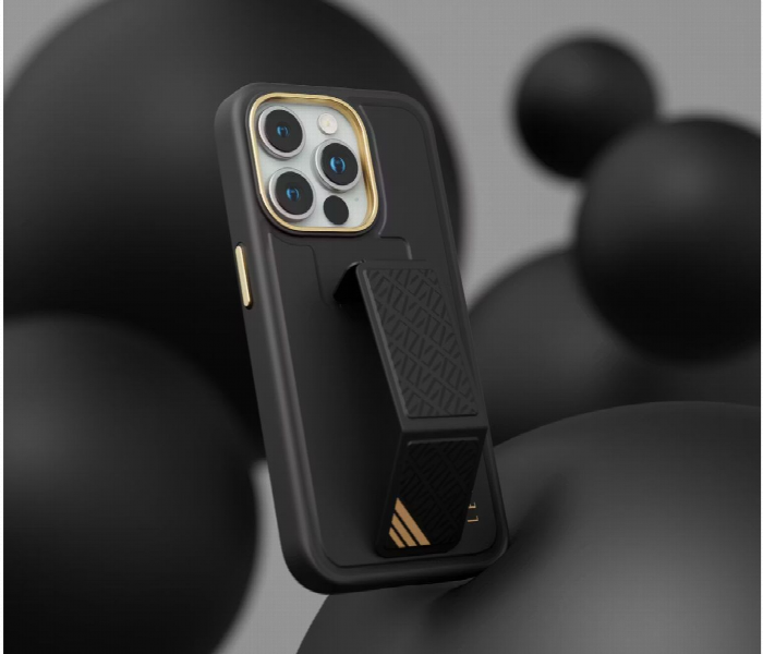 Levelo Morphix Cuero Gripstand Case For Iphone 15 Pro Black - Zoom Image 5
