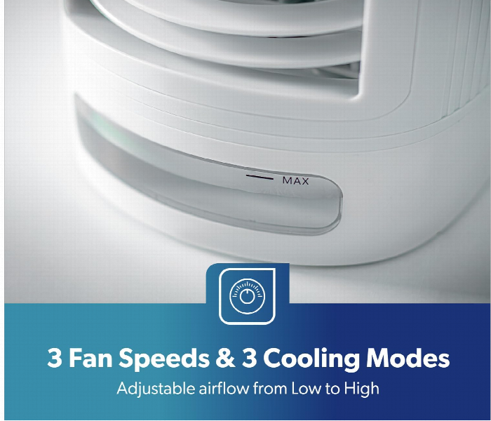 Geepas Gac16018Uk Mini Portable Usb Air Cooler 700Ml With 7 Led Lights And Humidifier Fan - Zoom Image 7