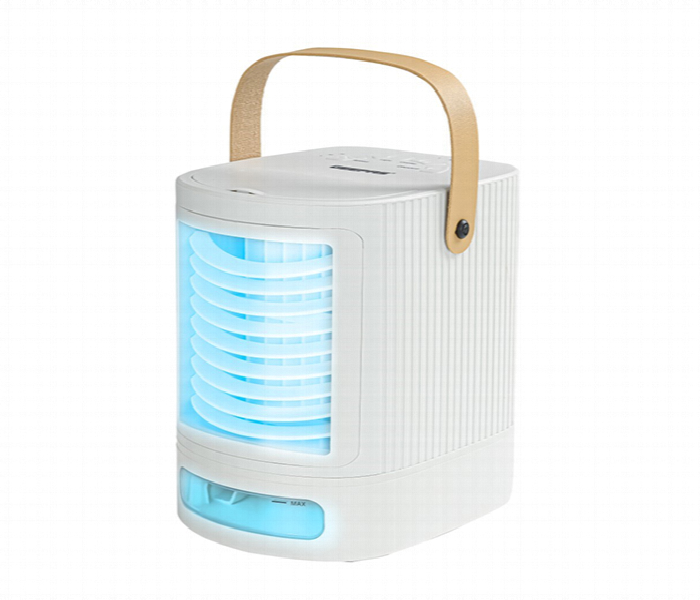 Geepas Gac16018Uk Mini Portable Usb Air Cooler 700Ml With 7 Led Lights And Humidifier Fan - Zoom Image 2