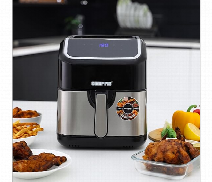 Geepas Gaf37527 5L Digital Convection Air Fryer With Vortex 10 In 1 And Led Touchscreen - Zoom Image 1