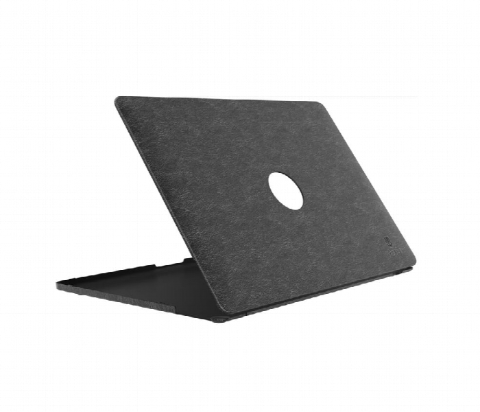 Levelo Gevena Leather Macbook Pro 16 Inch Cover Black - Zoom Image 3