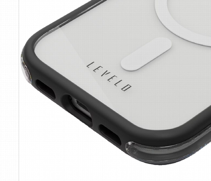 Levelo Nuru Case For Iphone 15 Pro Black - Zoom Image 2