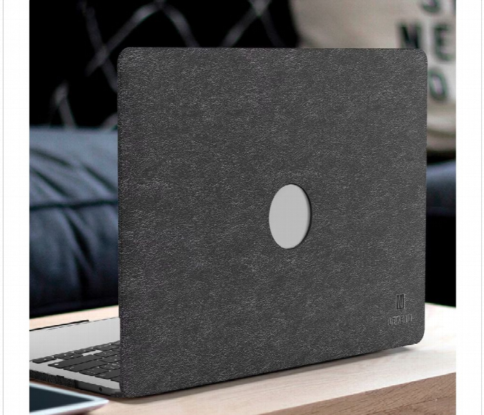 Levelo Gevena Leather Macbook Pro 15 Inch Cover Black - Zoom Image 4