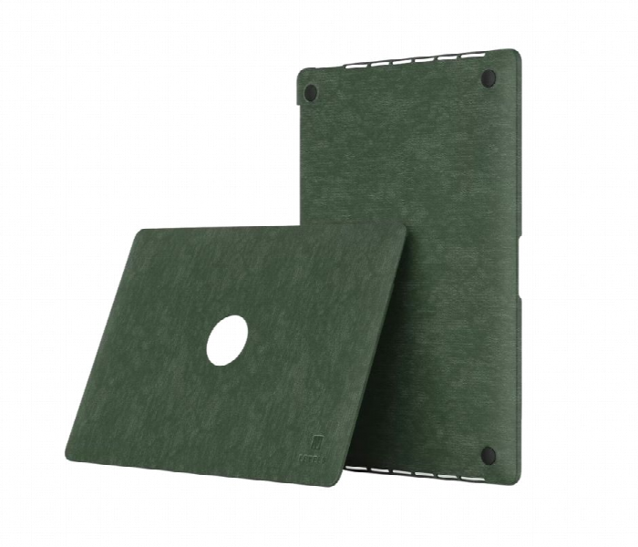 Levelo Gevena Leather Macbook Pro 15 Inch Cover Dark Green - Zoom Image 1