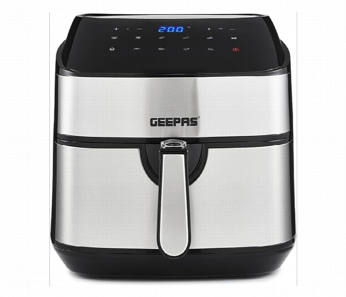 Geepas Gaf37530Uk 7.5L Digital Non Stick Air Fryer 10 In 1 1800W With Led Touchscreen - Zoom Image 1