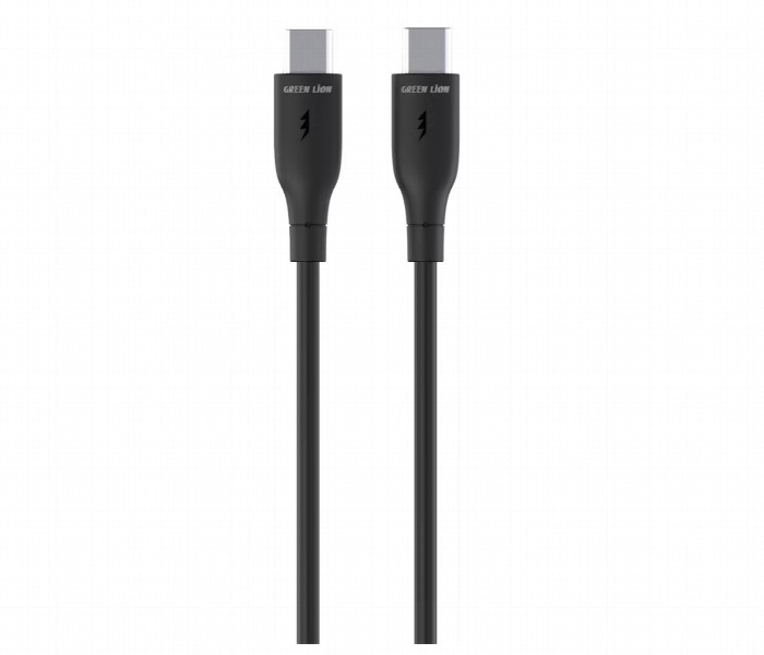 Green Lion Usb C To Usb C Pvc Cable 30 Cm Black - Zoom Image 1