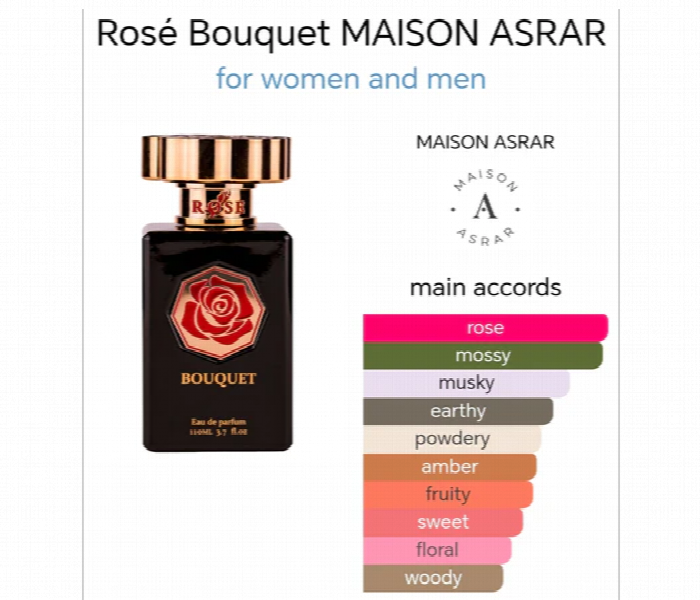 Maison Asrar Rose Bouquet  Edp 110Ml  Inspired By Delina Exclusif Parfums De Marly - Zoom Image 5