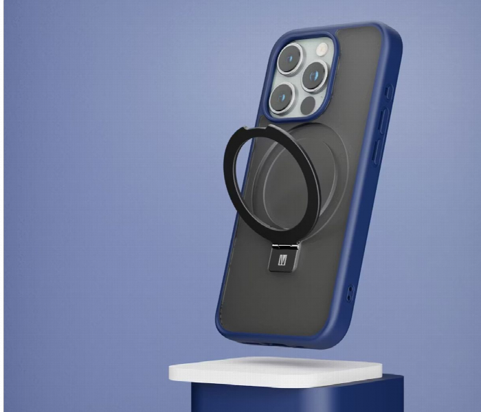 Levelo Verona Case For Iphone 15 Pro Max Deep Blue - Zoom Image 3