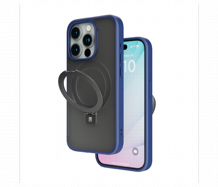 Levelo Verona Case For Iphone 15 Pro Max Deep Blue - Zoom Image 1