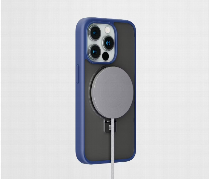 Levelo Verona Case For Iphone 15 Pro Max Deep Blue - Zoom Image 2