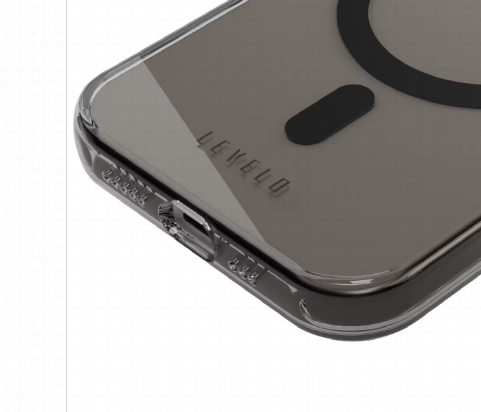 Levelo Allure Pc Hard Case For Iphone 15 Plus Smoke Clear - Zoom Image 2