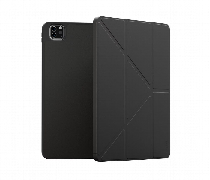 Levelo Elegante Hybrid Leather Ipad Pro 11 Inch 2024 Case Black - Zoom Image 1